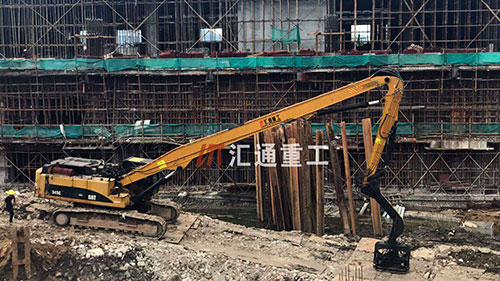 液压打桩锤，打桩臂