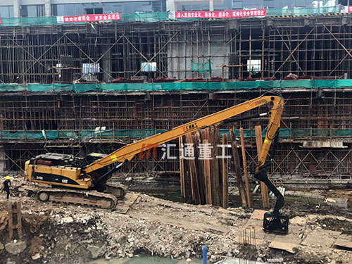 液压打桩锤，打桩臂